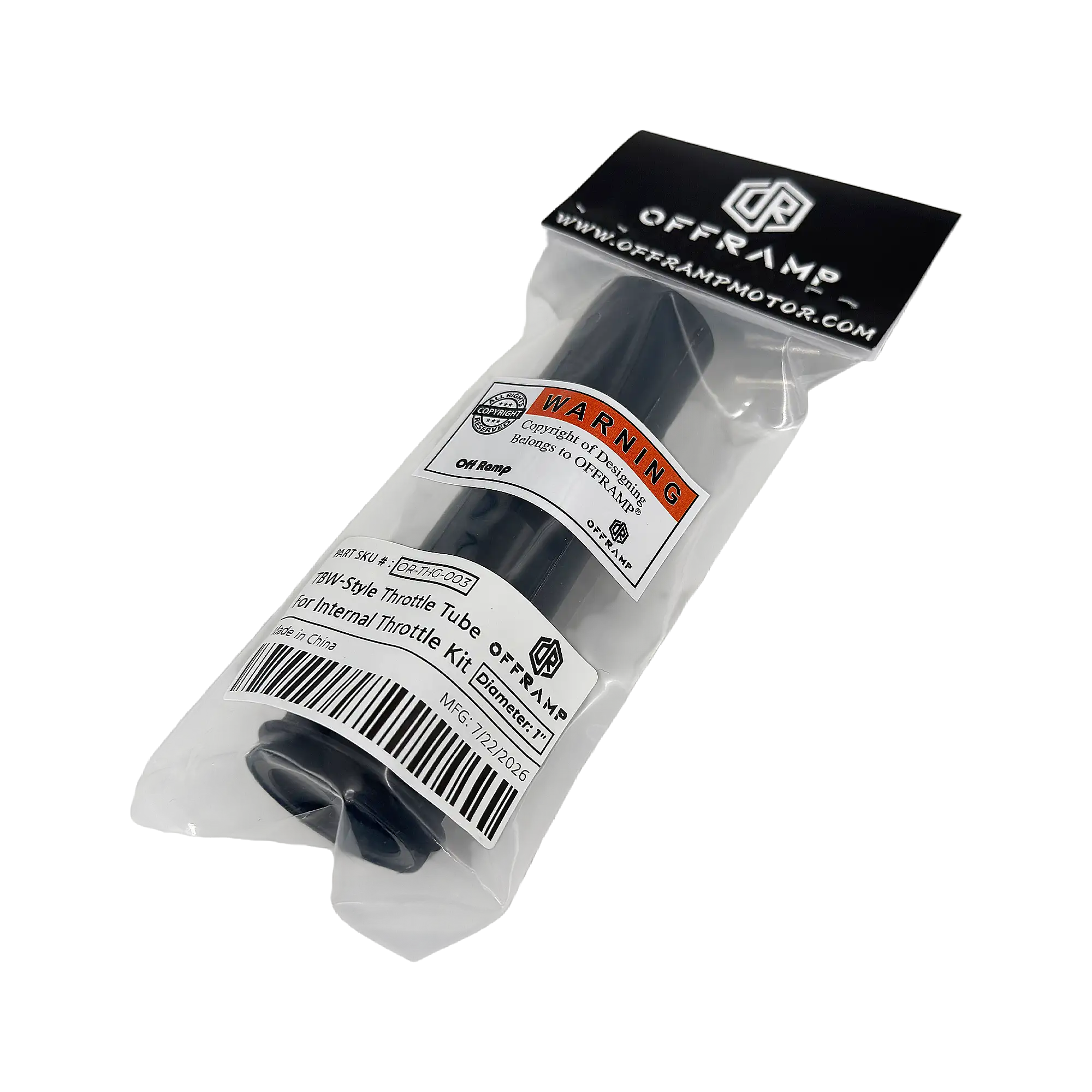 1” TBW-Style Throttle Tube for OFFRAMP Internal Throttle Kit - Image 4