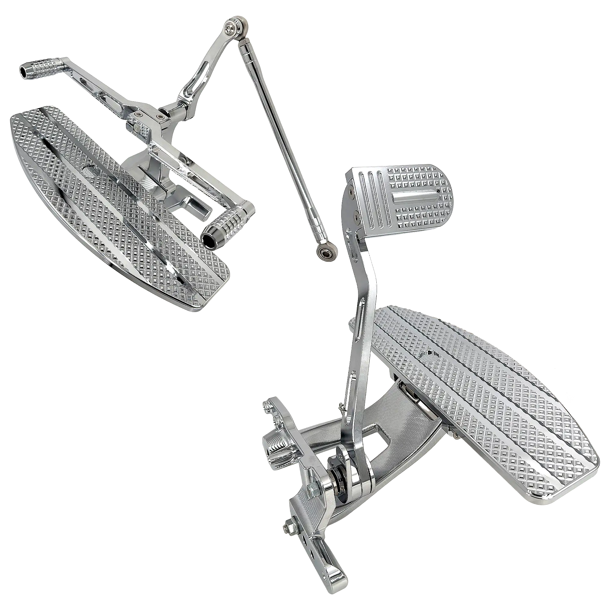 Night Hunter Collection Softail Rider Footboard Kit for 2018-later Softail - Image 2