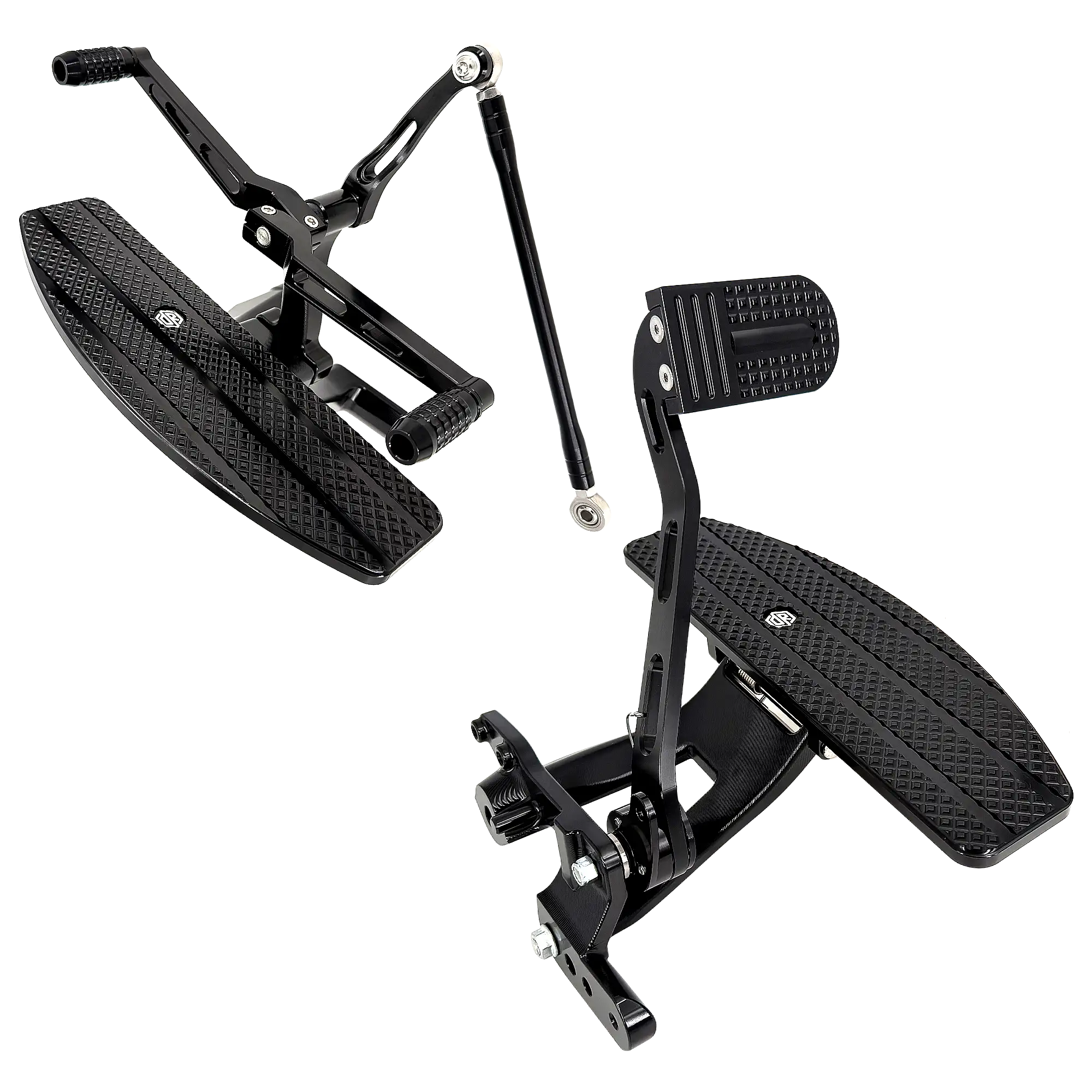 Night Hunter Collection Softail Rider Footboard Kit for 2018-later Softail