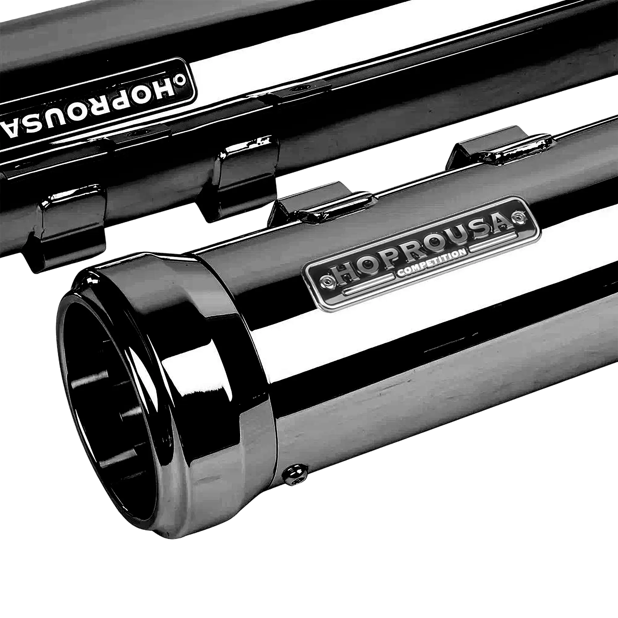 Chrome Slip-On Mufflers for 2017+ Harley Touring - Image 6