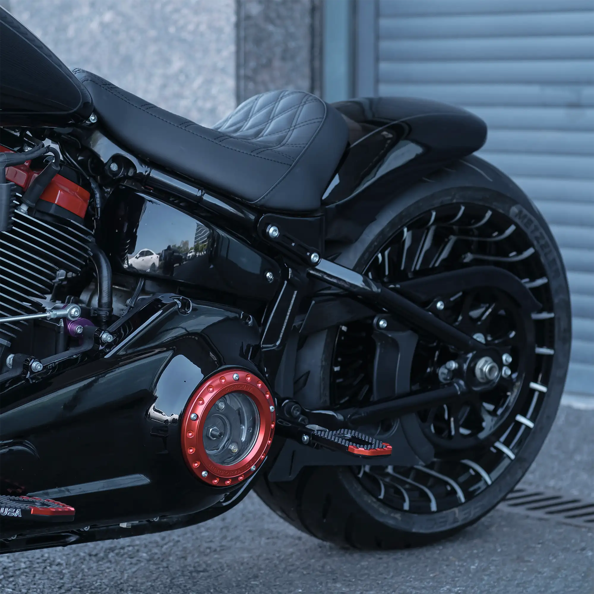 Clear View 5-Hole Derby Cover for M8 Softail - Image 9