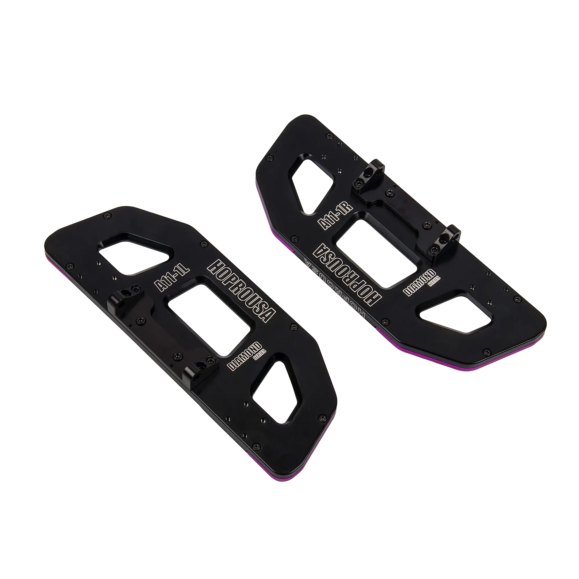 Panda Series Stretched Rider Floorboards - Image 2