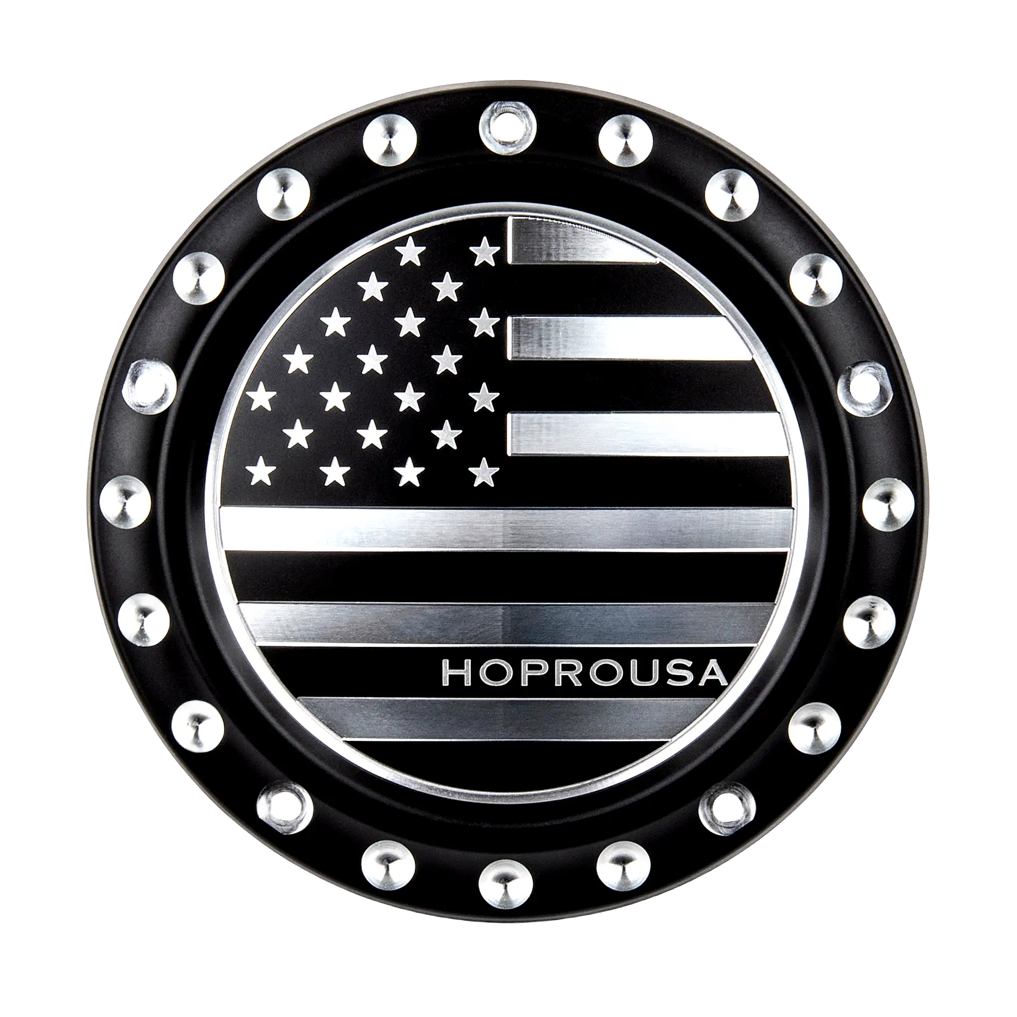 Stars & Stripes CNC Aluminum Derby Cover for M8 Softail