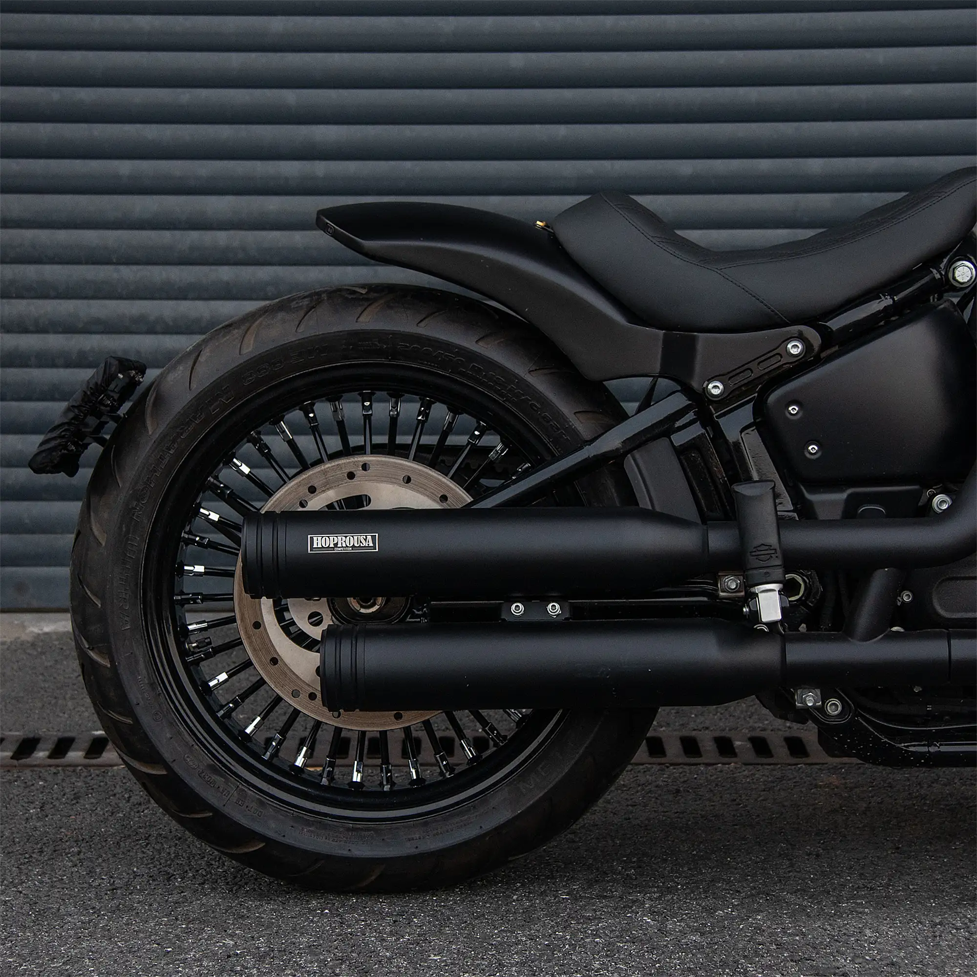 Dual Slip-On Mufflers for 2018+ Harley Softail - Image 5