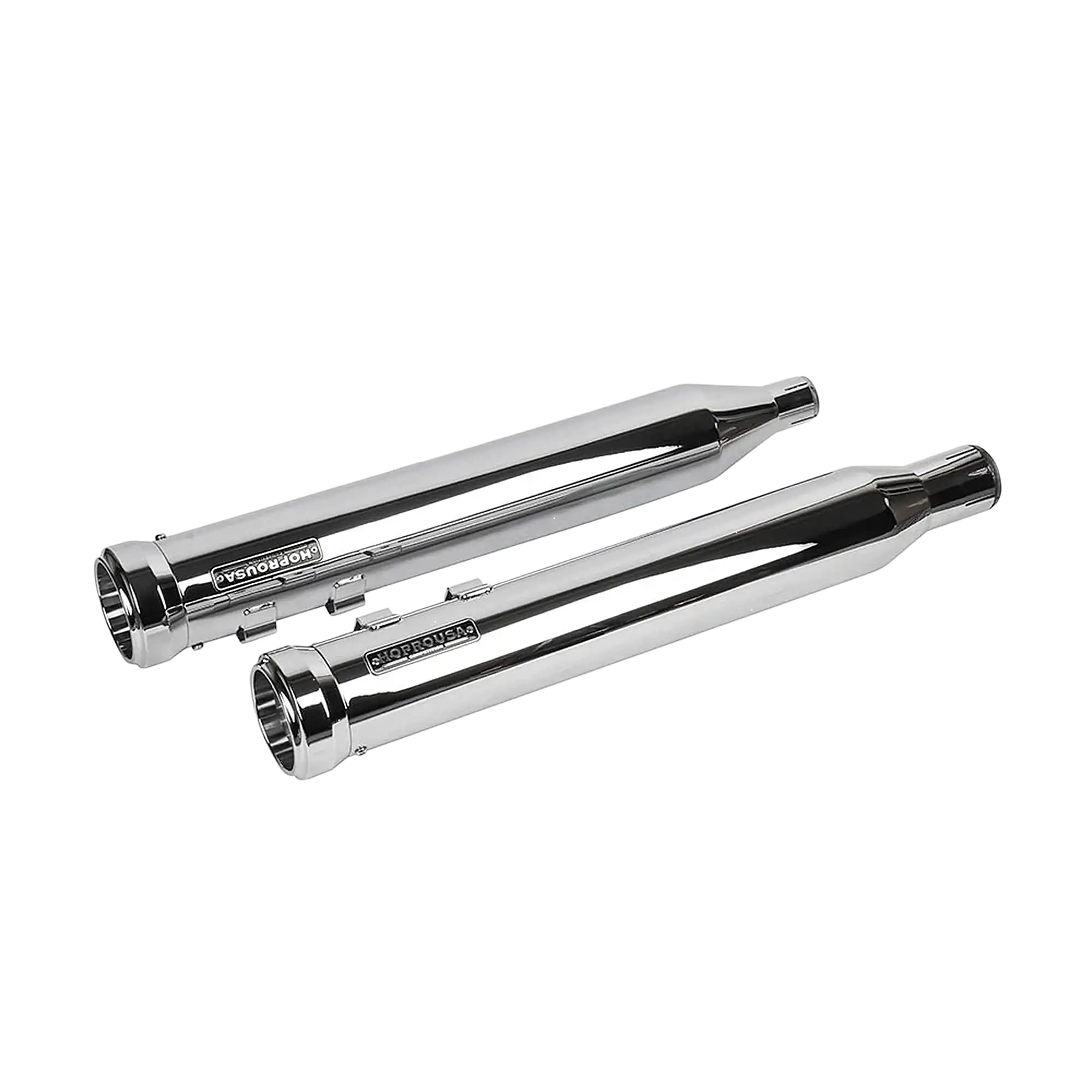 Chrome Slip-On Mufflers for 2017+ Harley Touring