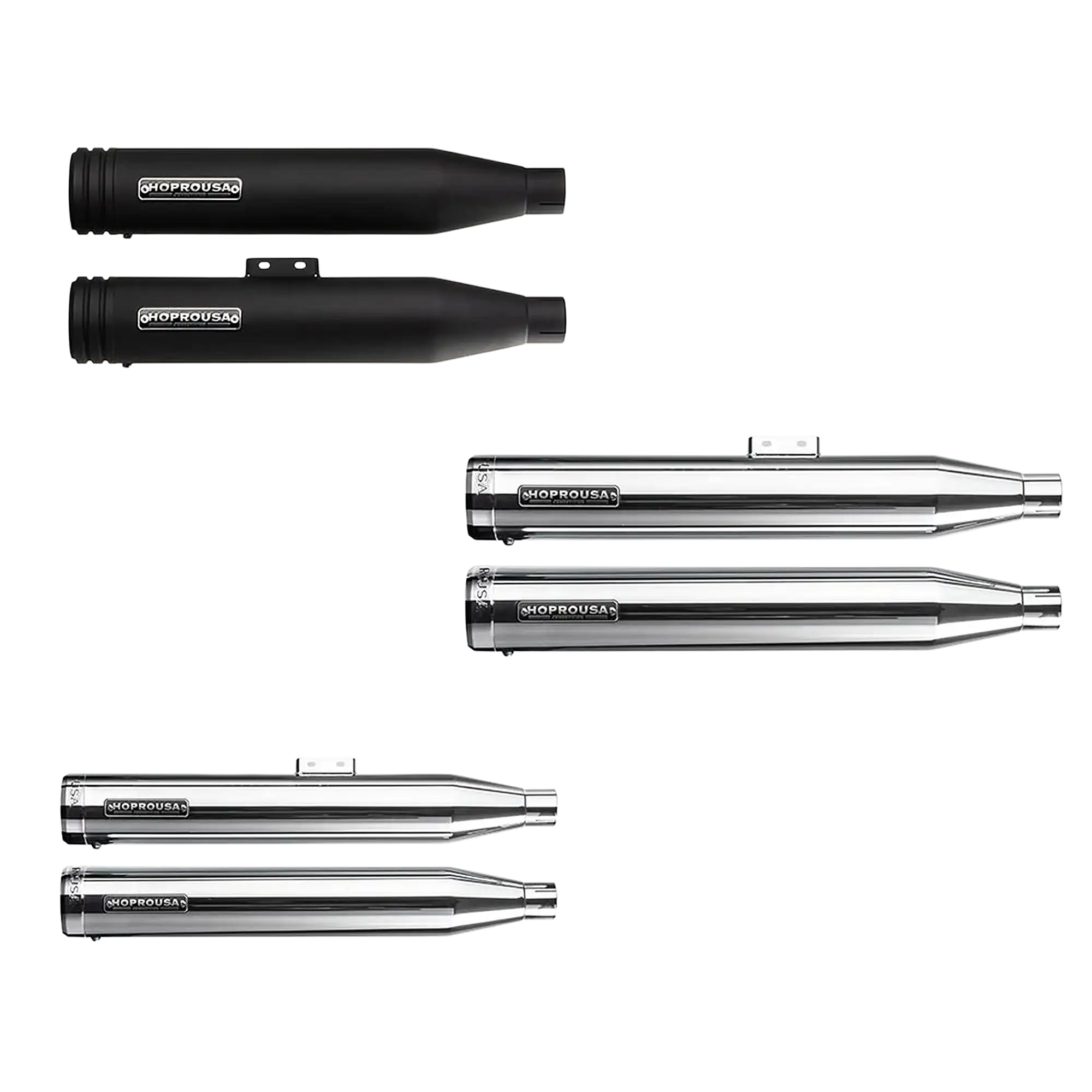 Dual Slip-On Mufflers for 2018+ Harley Softail
