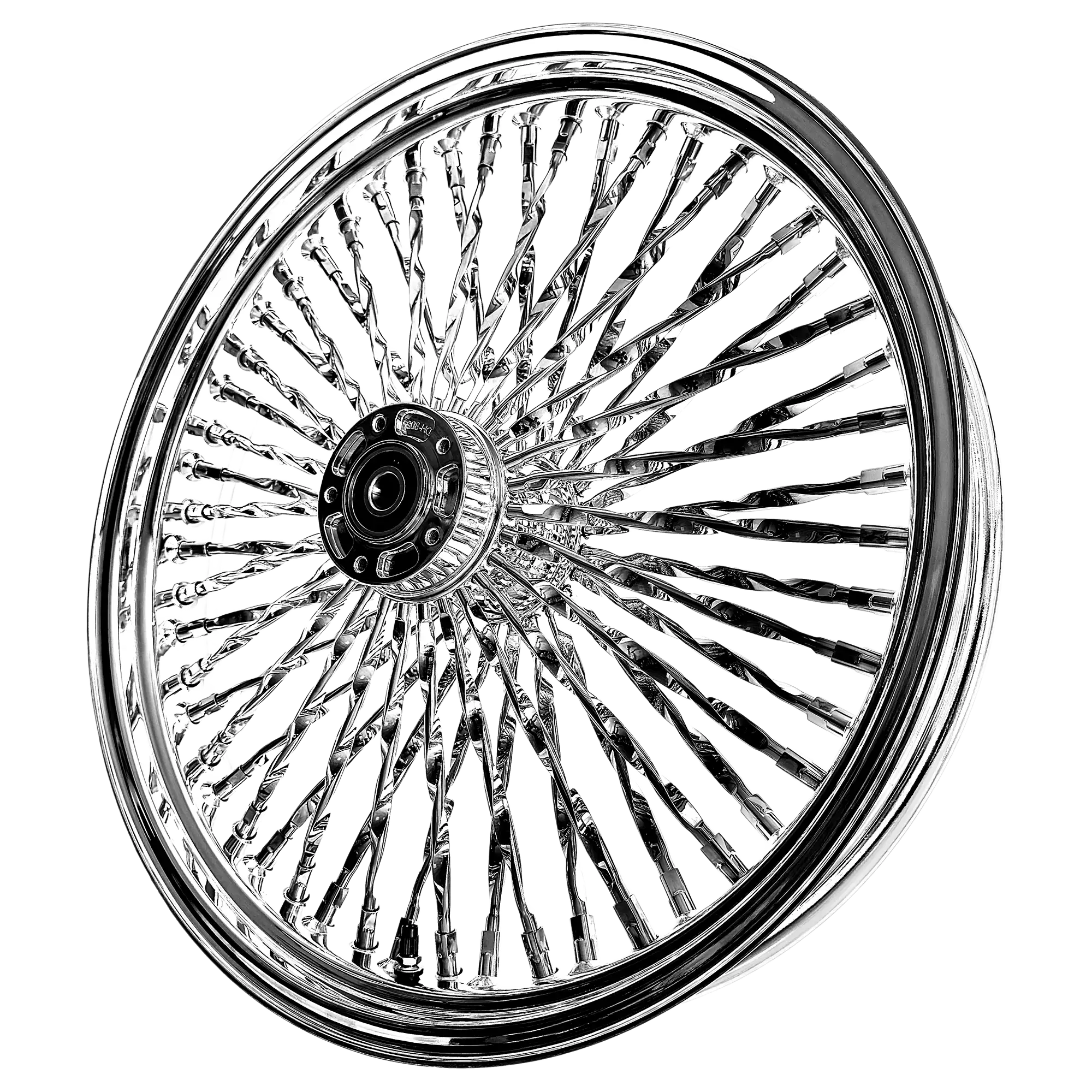 Fat 52 Twisted Stainless-Steel Spoke Chrome Wheel