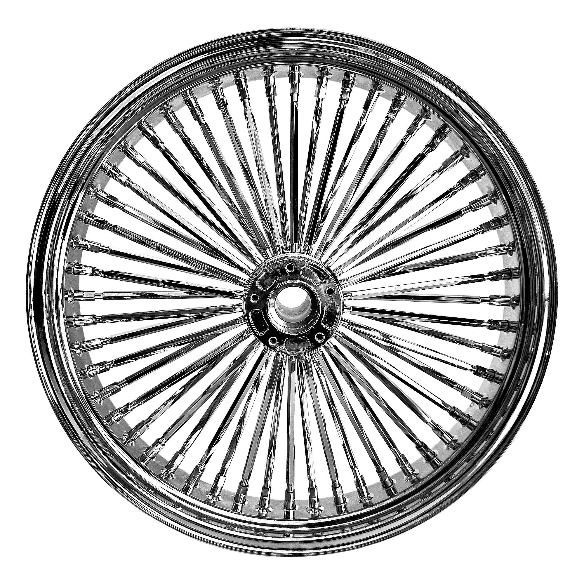Fat 52 Stainless-Steel G-Spoke Chrome Wheel - Image 2