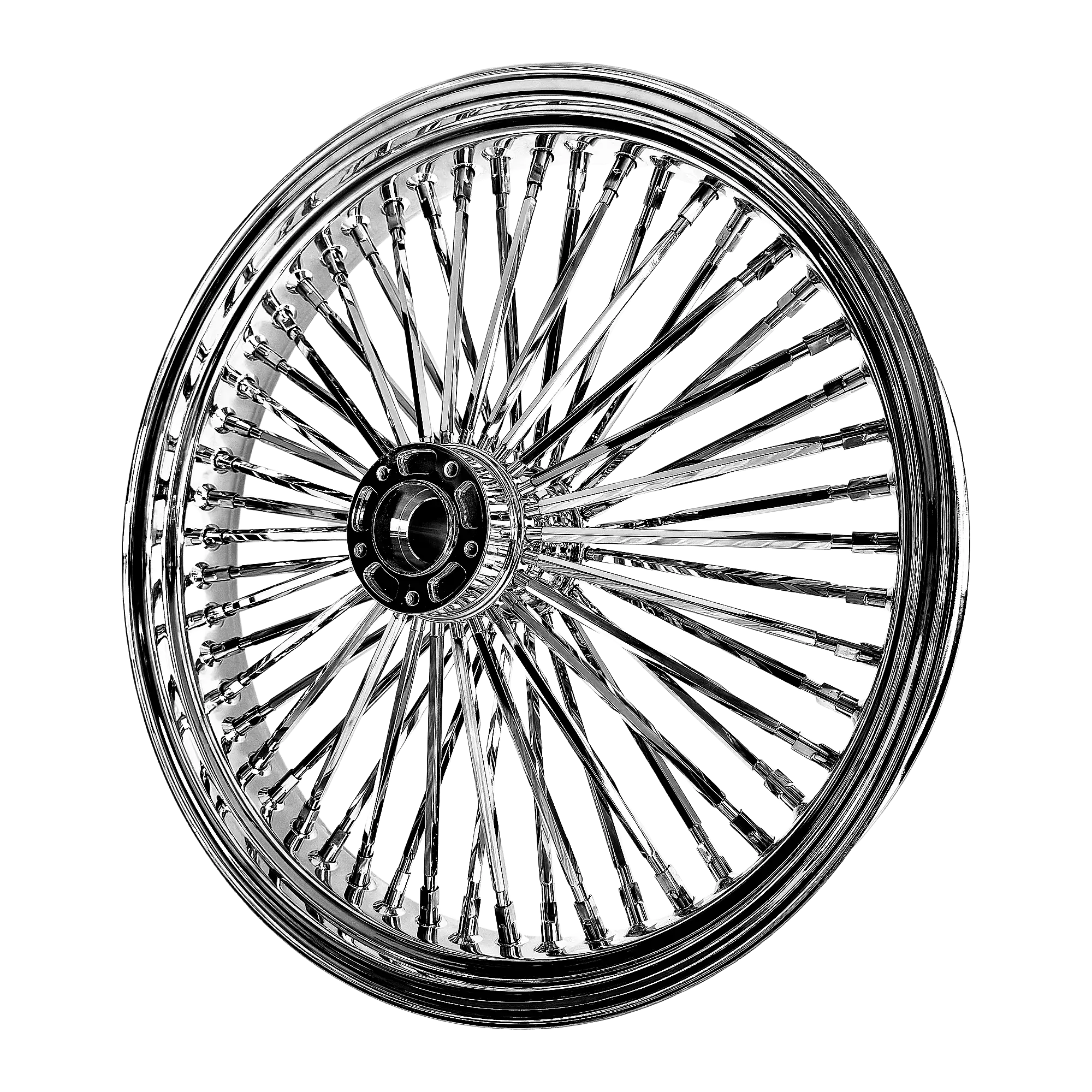 Fat 52 Stainless-Steel G-Spoke Chrome Wheel