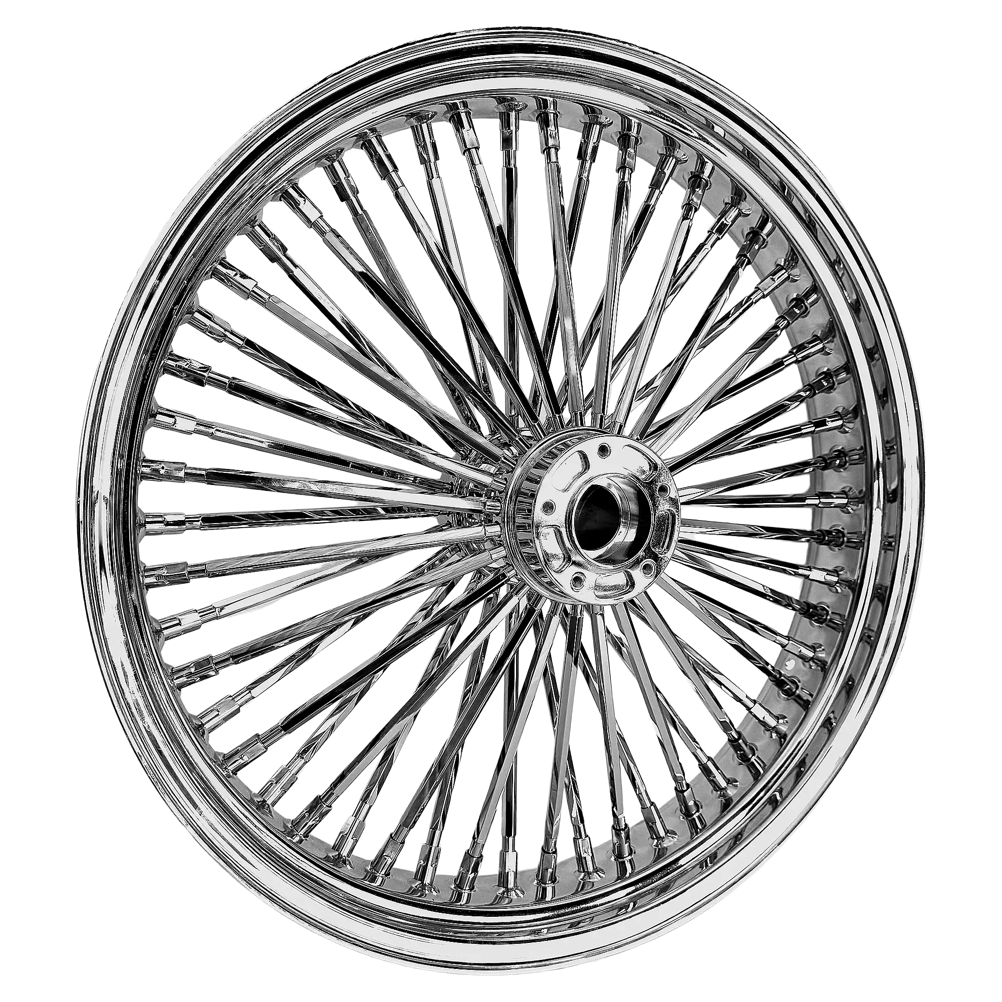 Fat 52 Stainless-Steel G-Spoke Chrome Wheel - Image 3