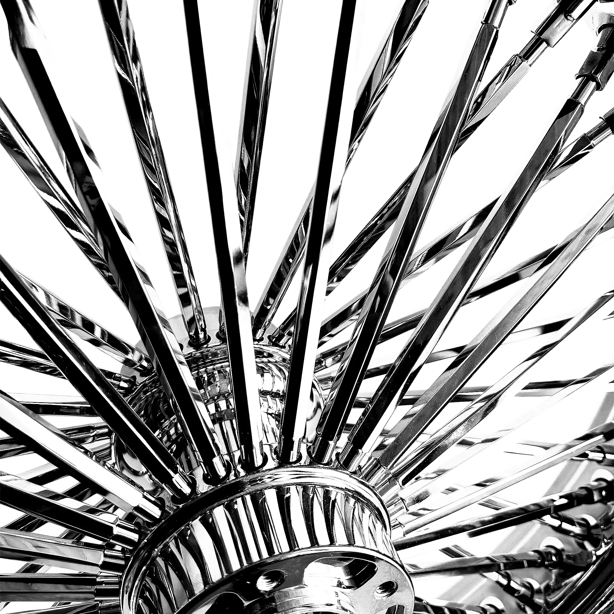 Fat 52 Stainless-Steel G-Spoke Chrome Wheel - Image 7