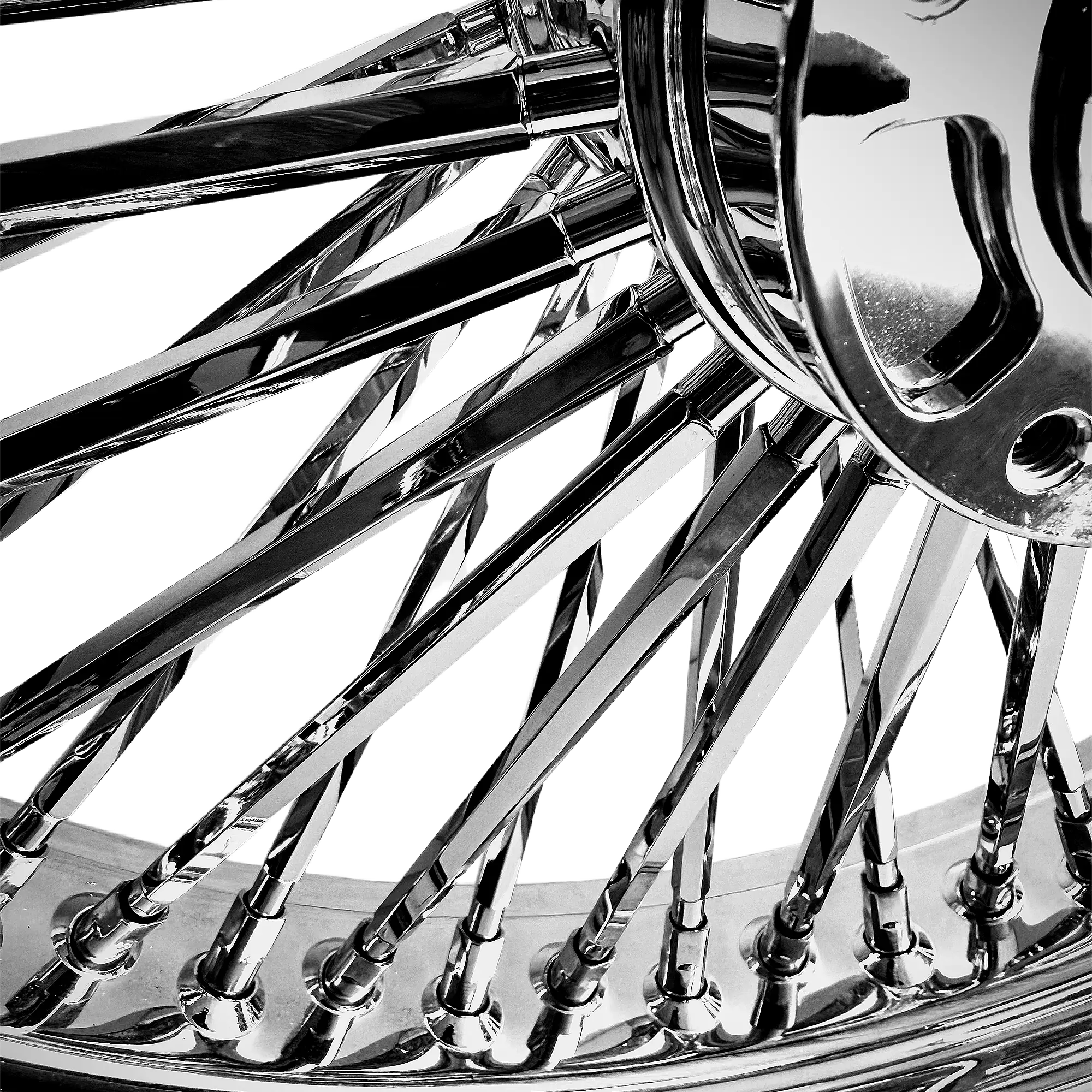 Fat 52 Stainless-Steel G-Spoke Chrome Wheel - Image 5