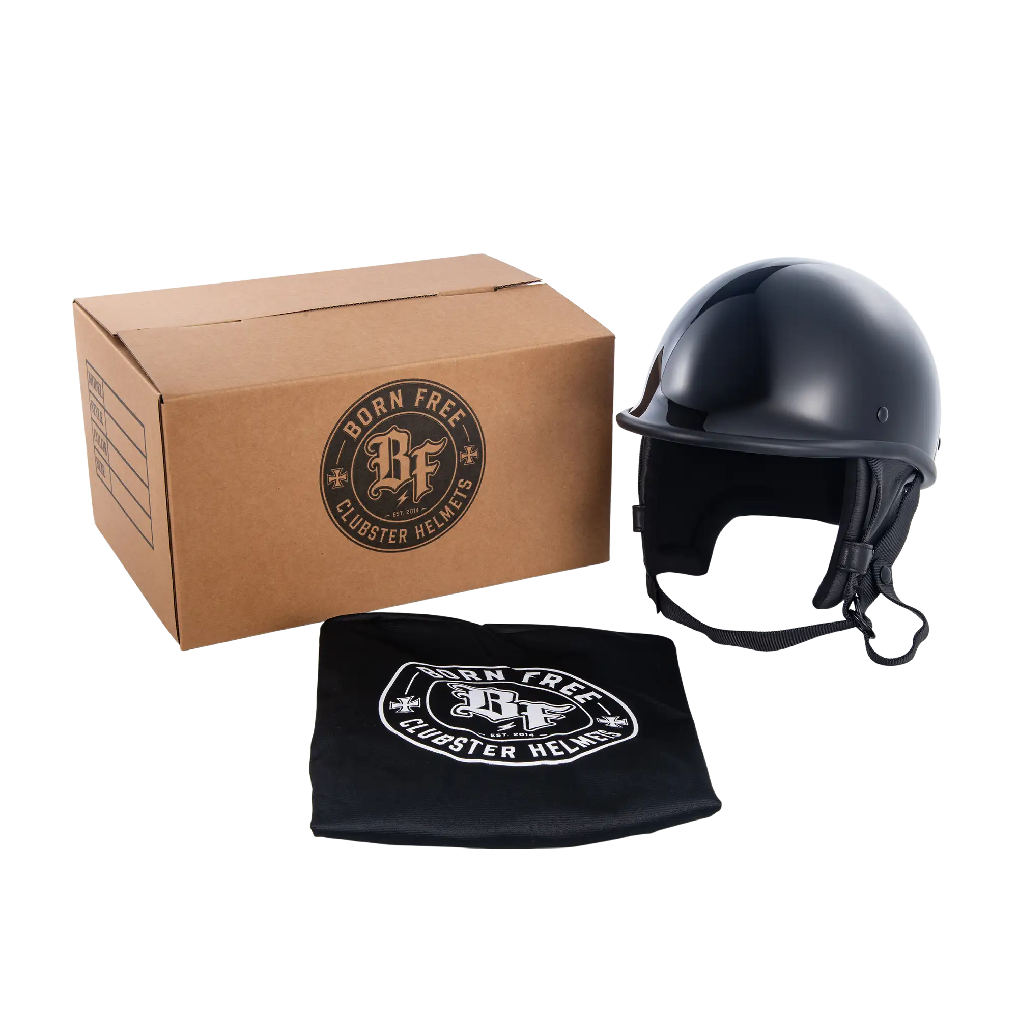 BornFree Clubster Vintage Jockey-Style Half Helmet – U.S.-Market Version - Image 6
