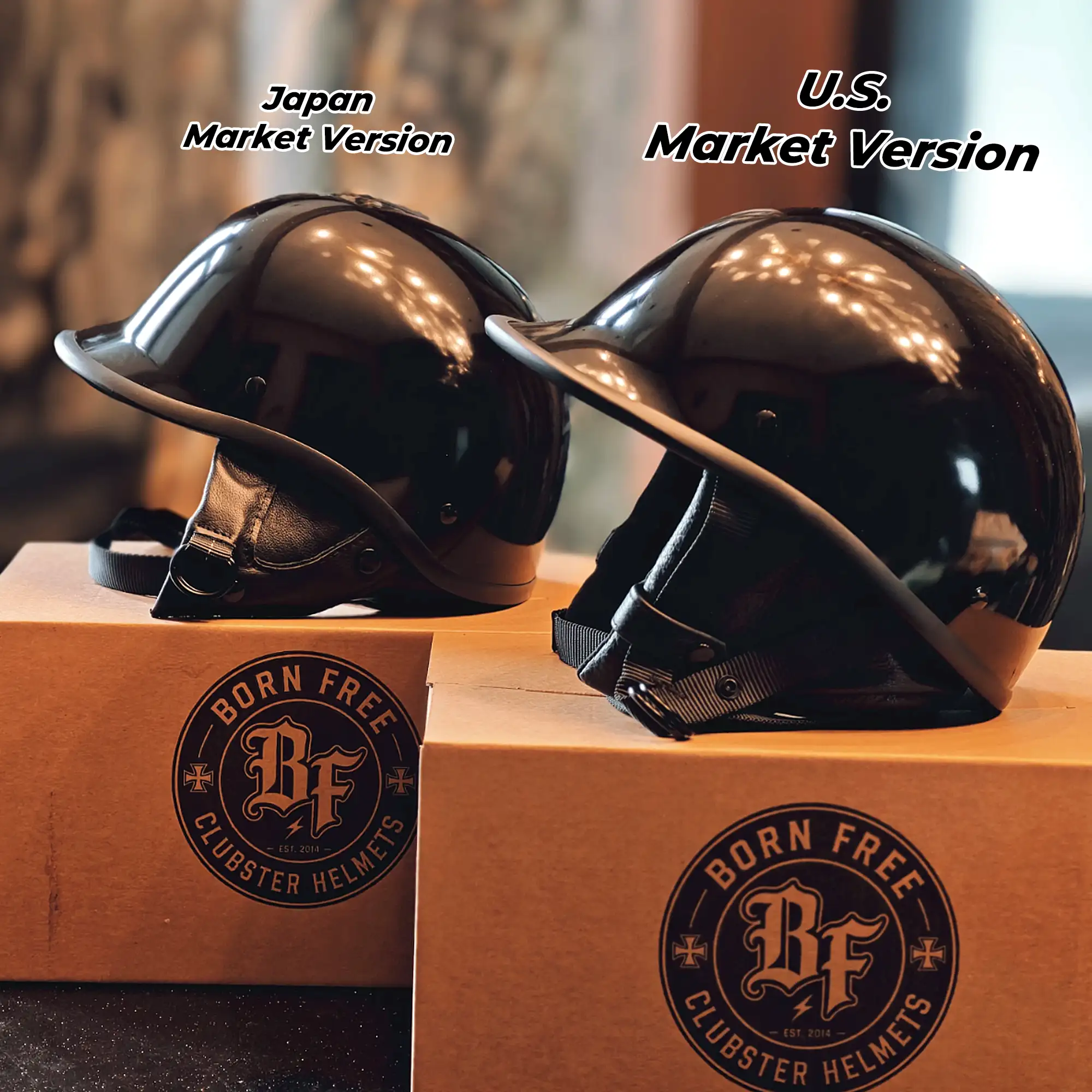 BornFree Clubster Vintage Jockey-Style Half Helmet – U.S.-Market Version - Image 7