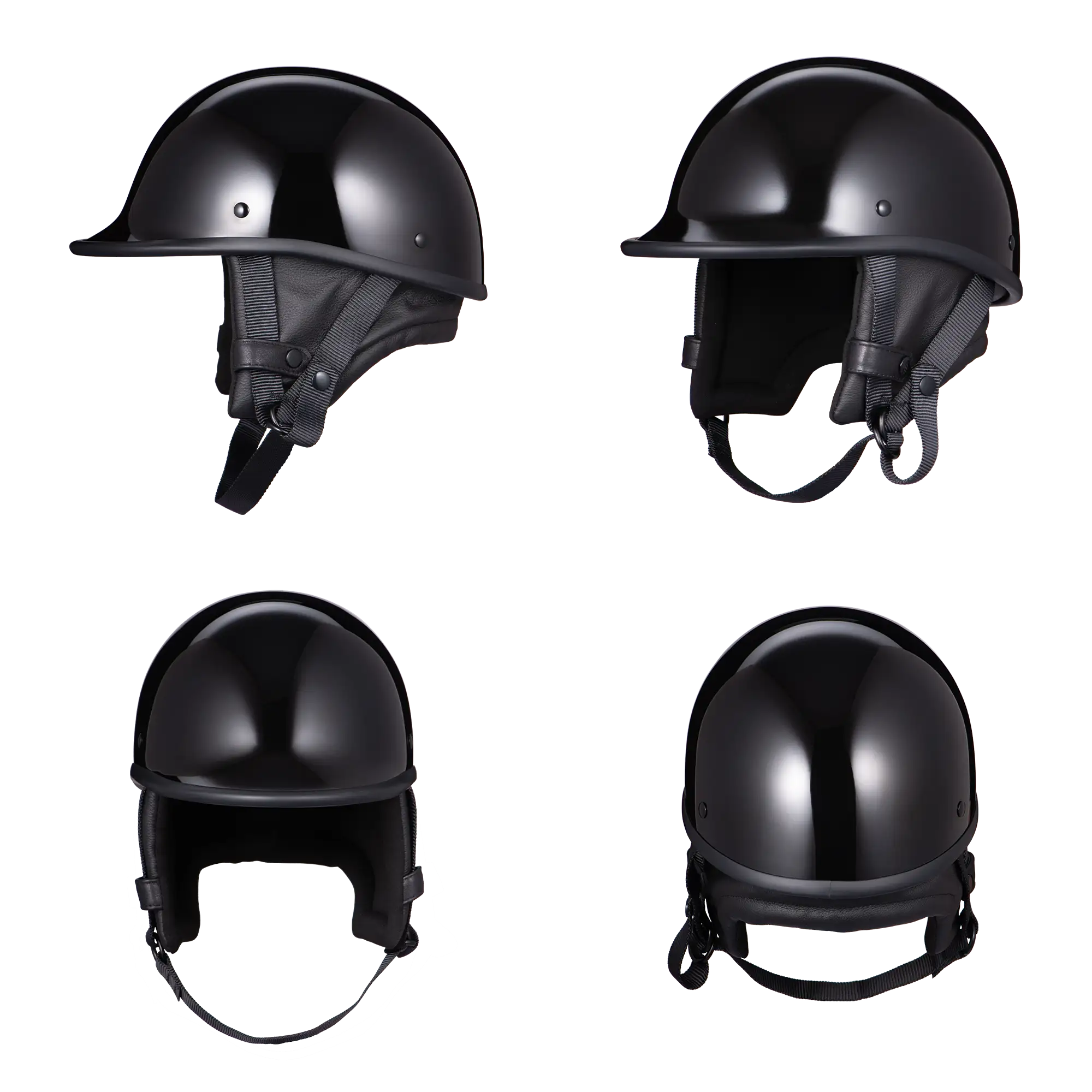 BornFree Clubster Vintage Jockey-Style Half Helmet – U.S.-Market Version - Image 9