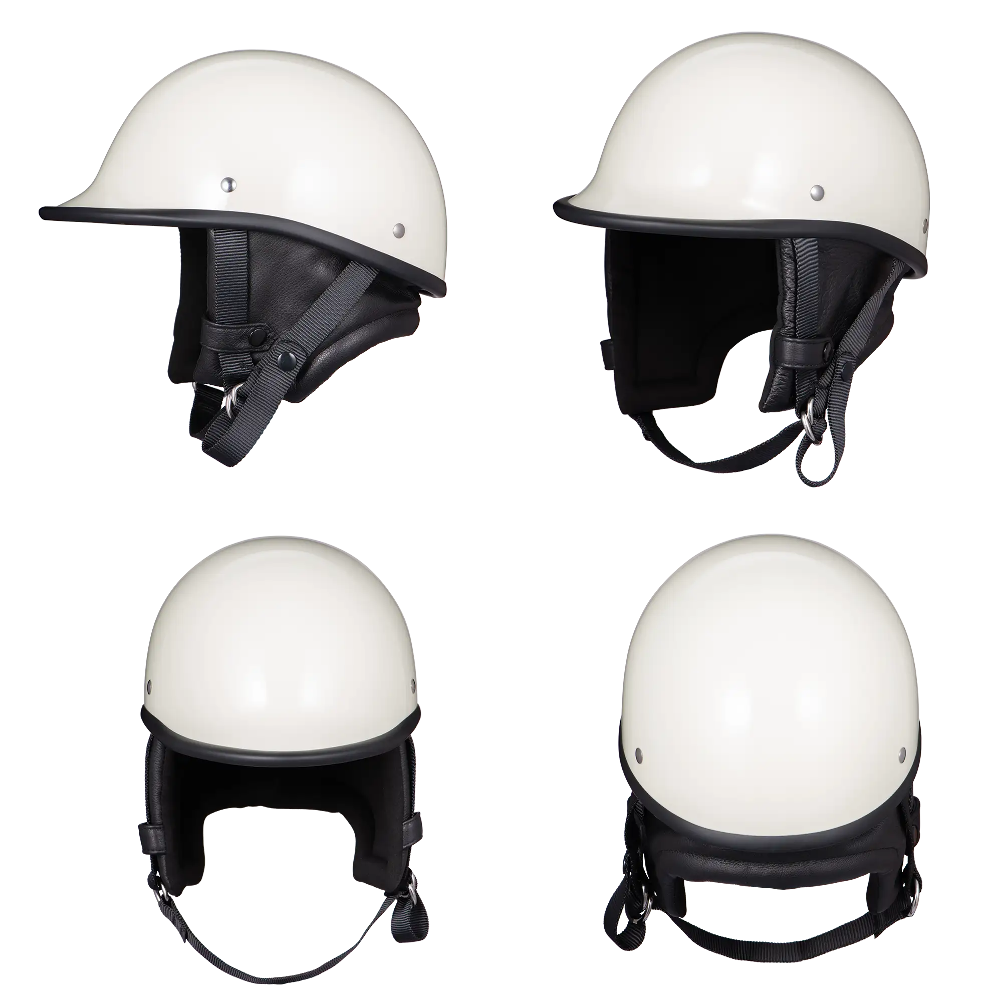 BornFree Clubster Vintage Jockey-Style Half Helmet – U.S.-Market Version - Image 10