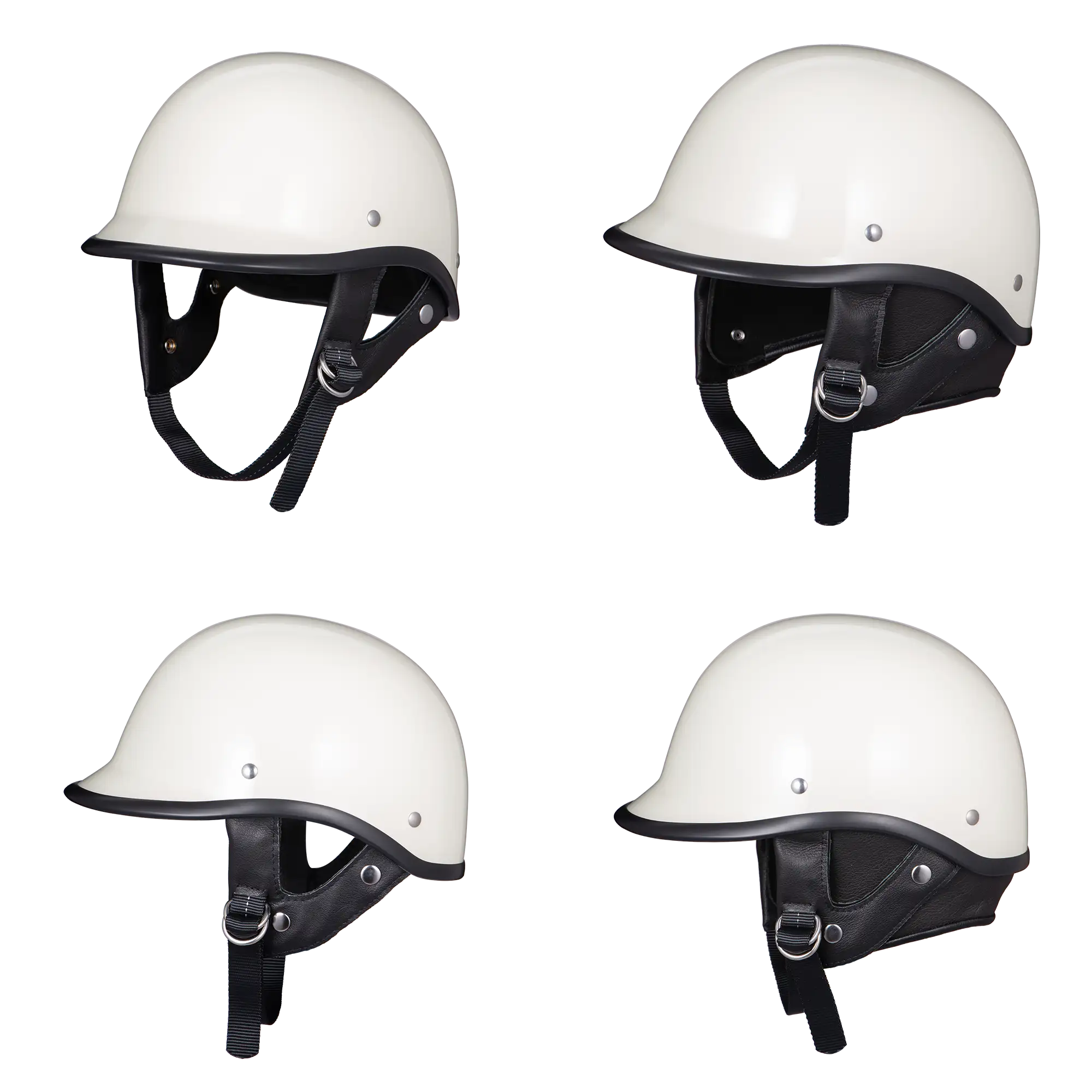 BornFree Clubster Vintage Jockey-Style Half Helmet – Japan-Market Version - Image 9