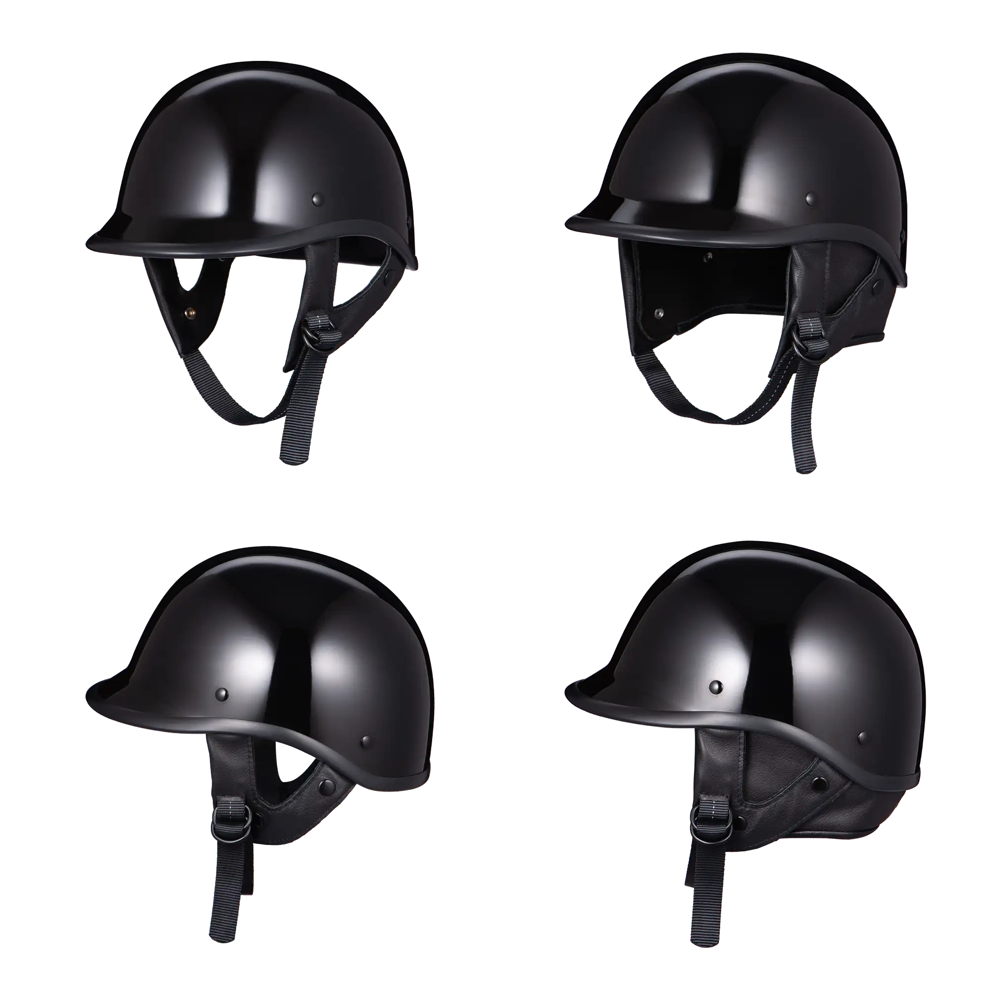 BornFree Clubster Vintage Jockey-Style Half Helmet – Japan-Market Version - Image 8