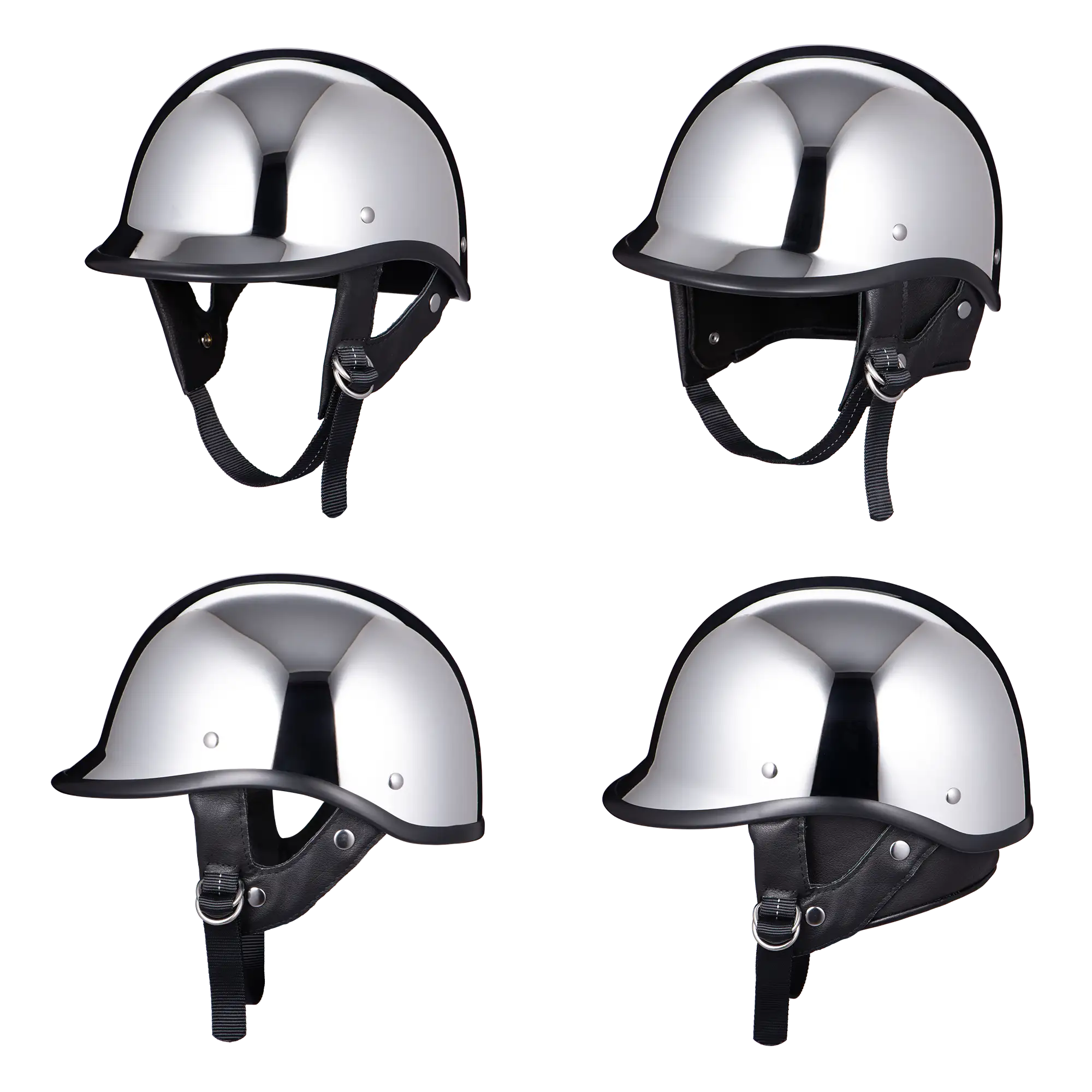 BornFree Clubster Vintage Jockey-Style Half Helmet – Japan-Market Version - Image 10