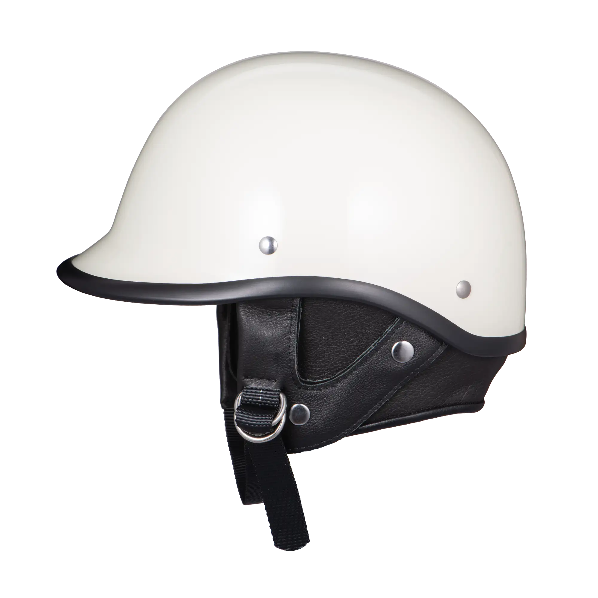 BornFree Clubster Vintage Jockey-Style Half Helmet – Japan-Market Version - Image 2