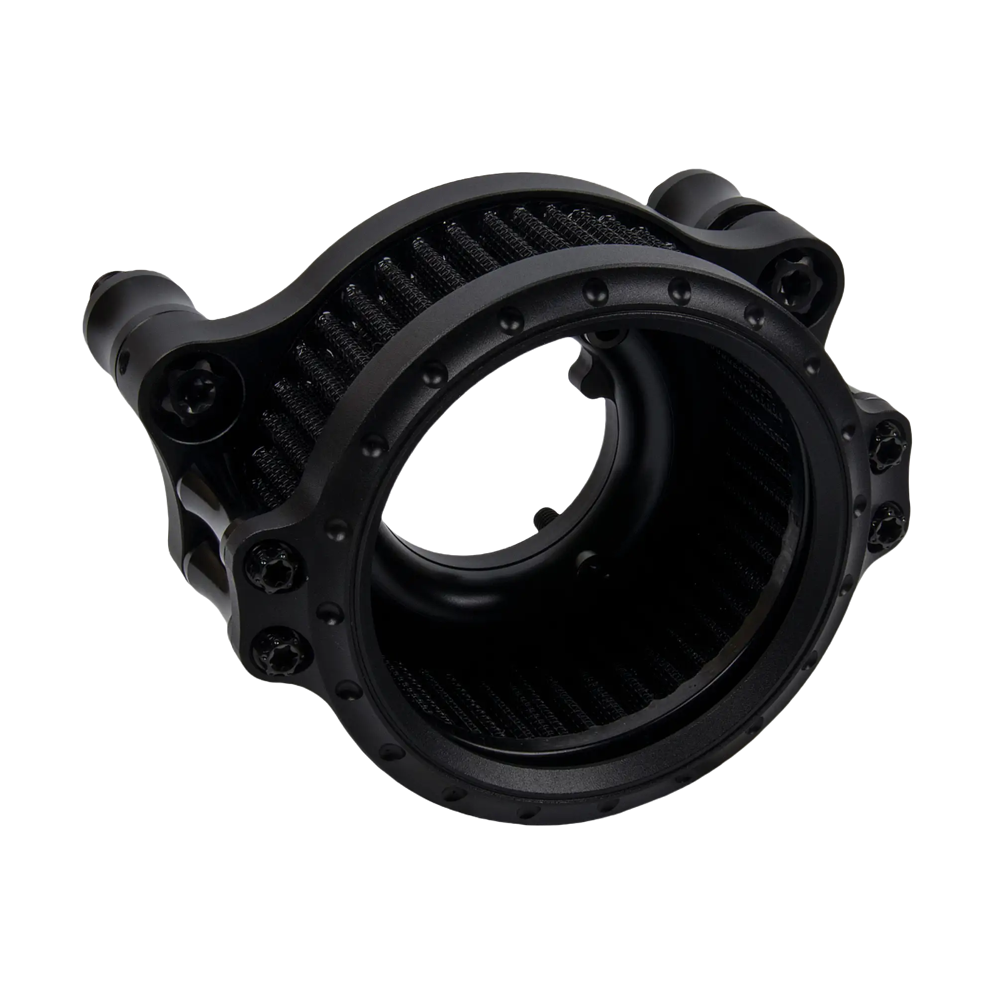 Clear View Round CNC High-Flow Air Cleaner for Sportster - Image 2