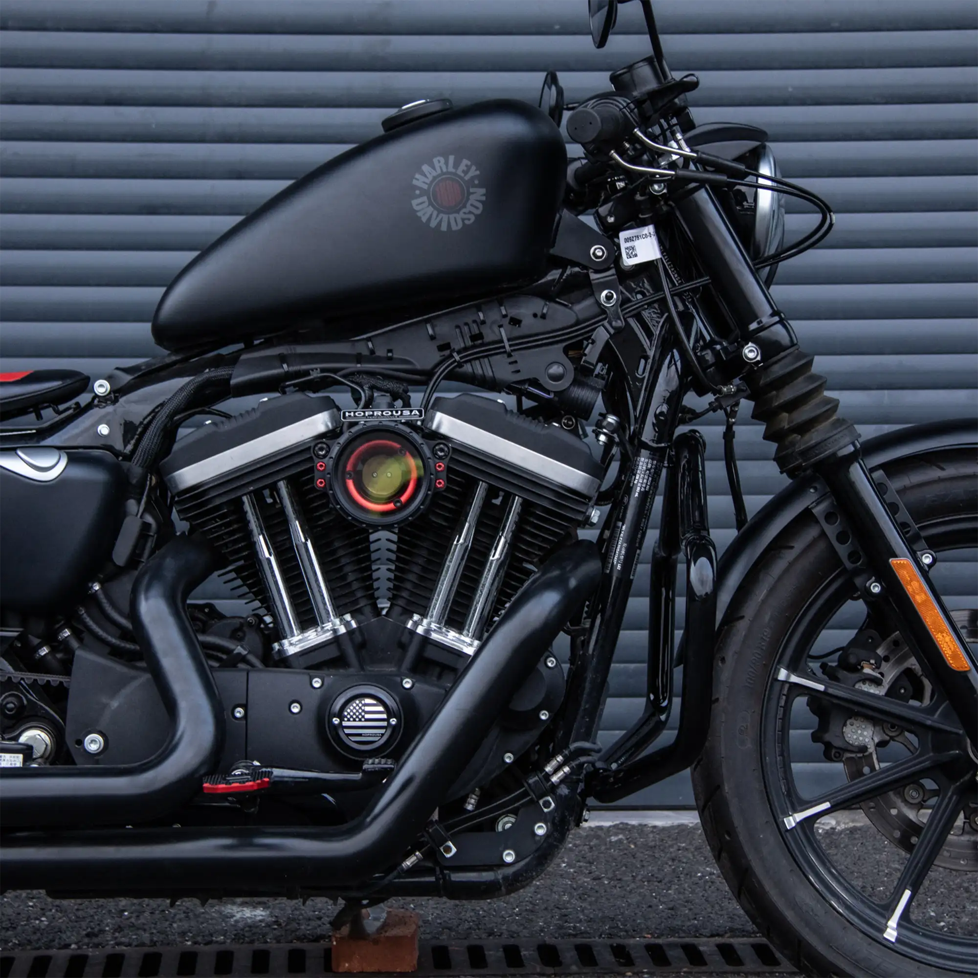 Clear View Round CNC High-Flow Air Cleaner for Sportster - Image 6