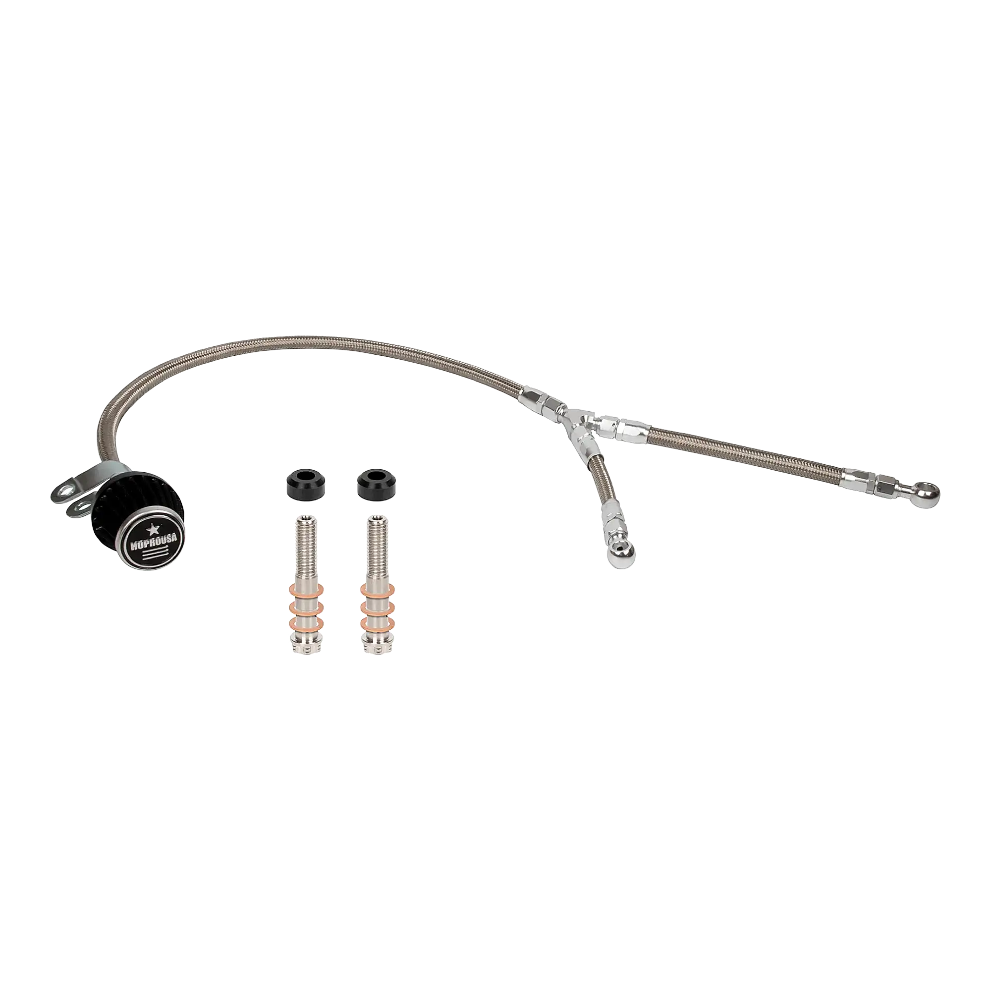 Oil Bypass Breather Kit for HOPROUSA Oval Clear View Air Cleaners - Image 2