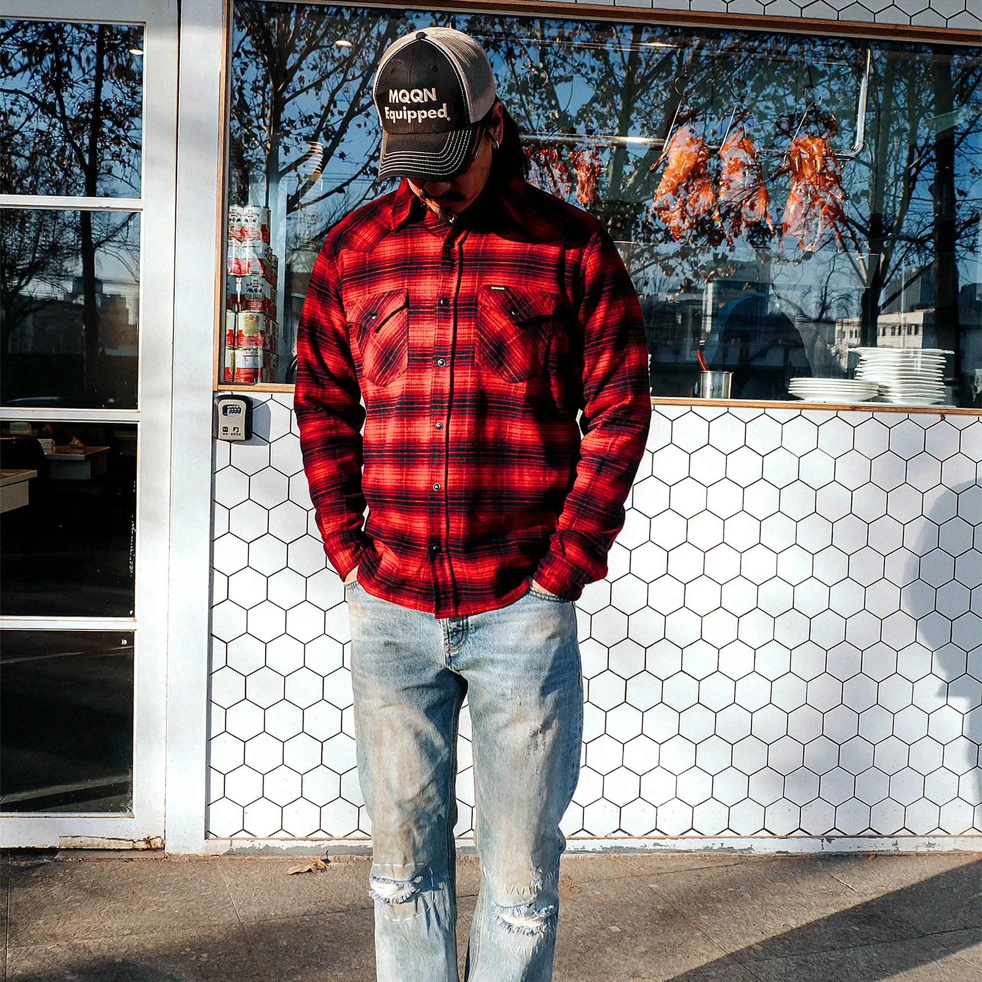 CURRAHEE 100% Cotton Plaid Flannel Shirt - Image 12