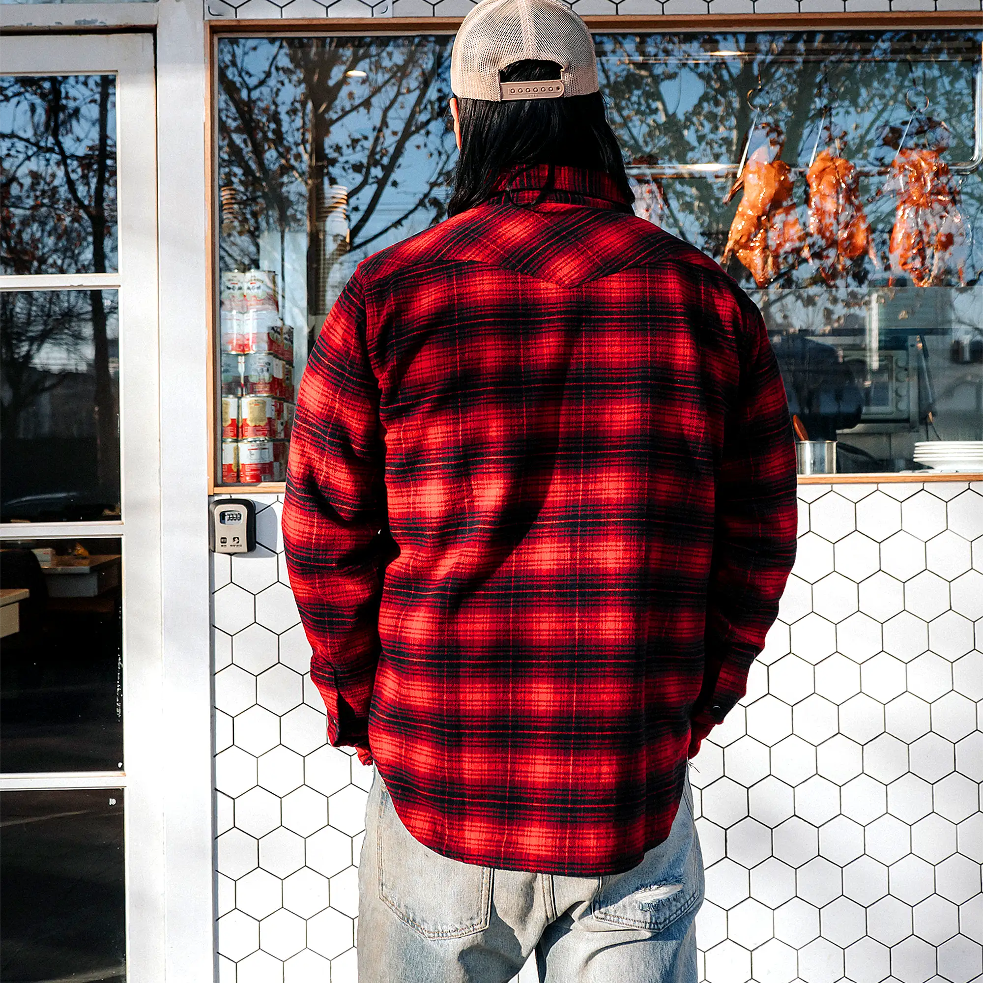 CURRAHEE 100% Cotton Plaid Flannel Shirt - Image 11