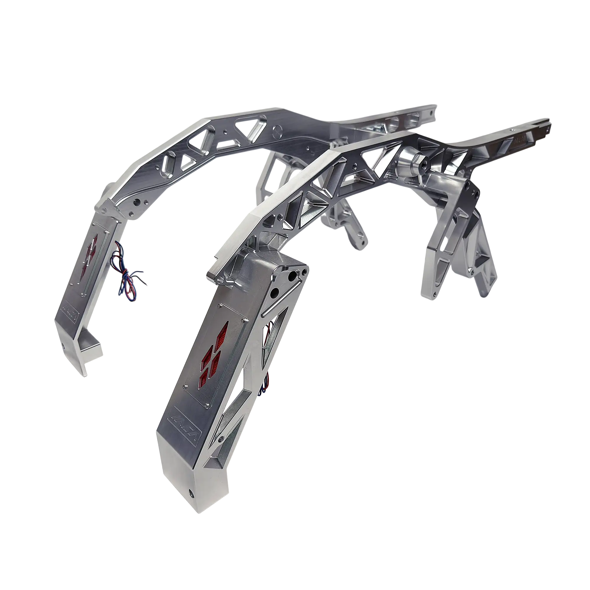 Bagger Racing-Style CNC Rear Subframe for Harley Touring