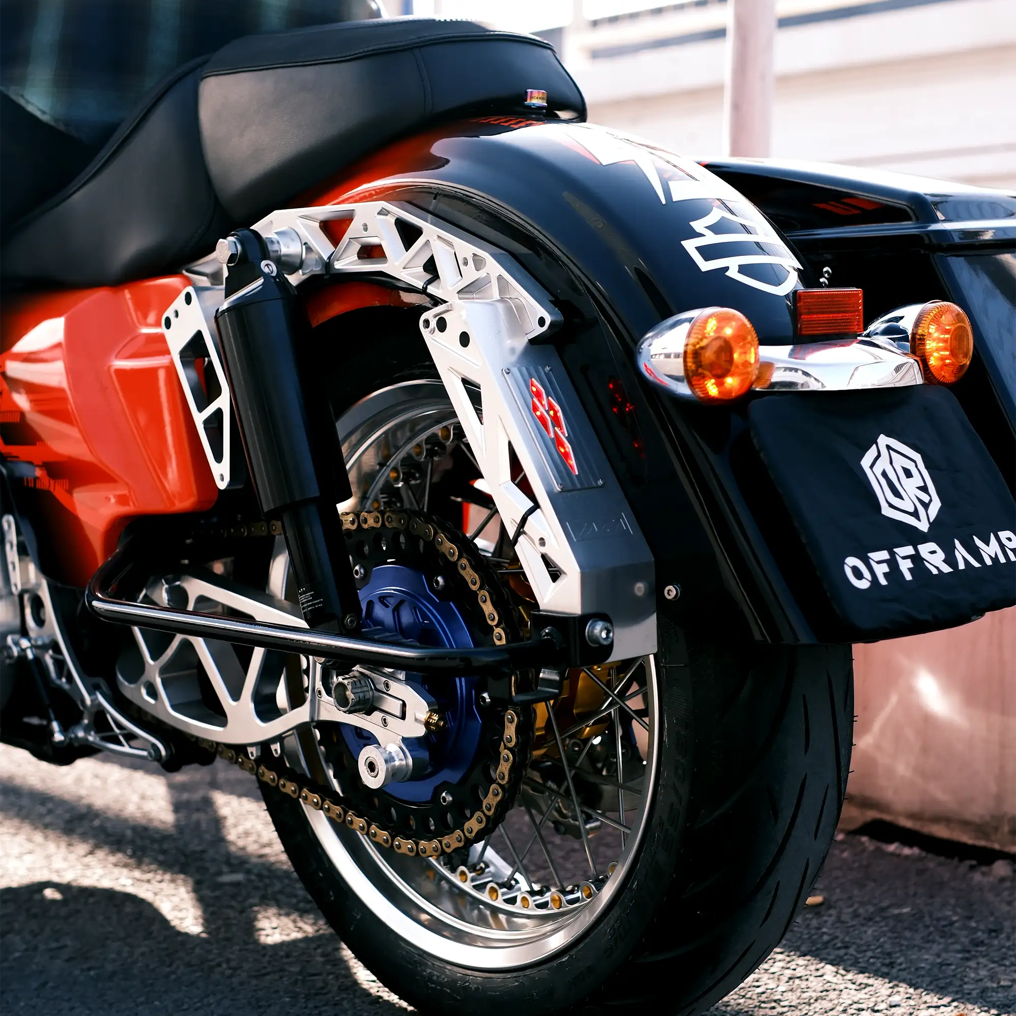 Bagger Racing-Style CNC Rear Subframe for Harley Touring - Image 7