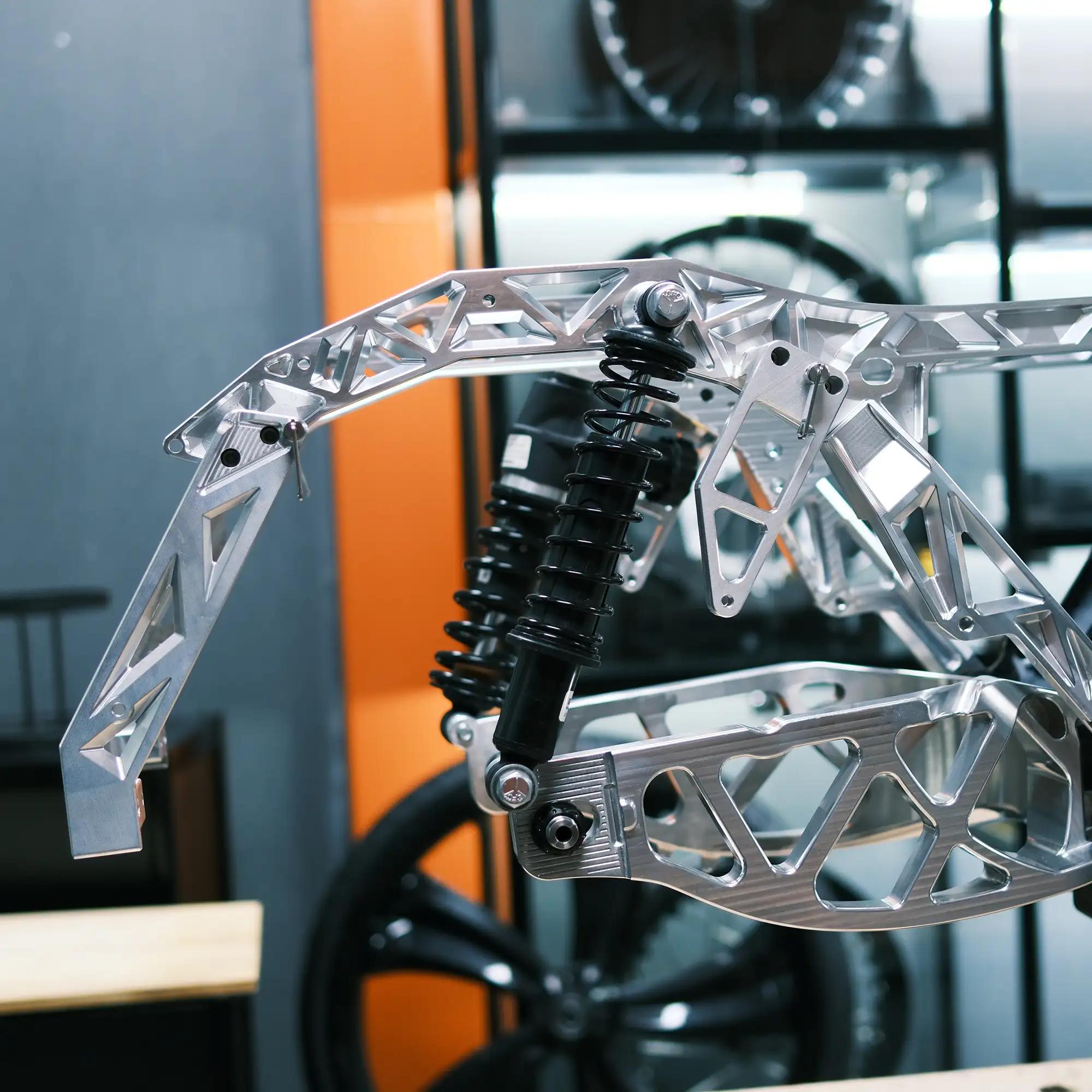 Bagger Racing-Style CNC Rear Subframe for Harley Touring - Image 8