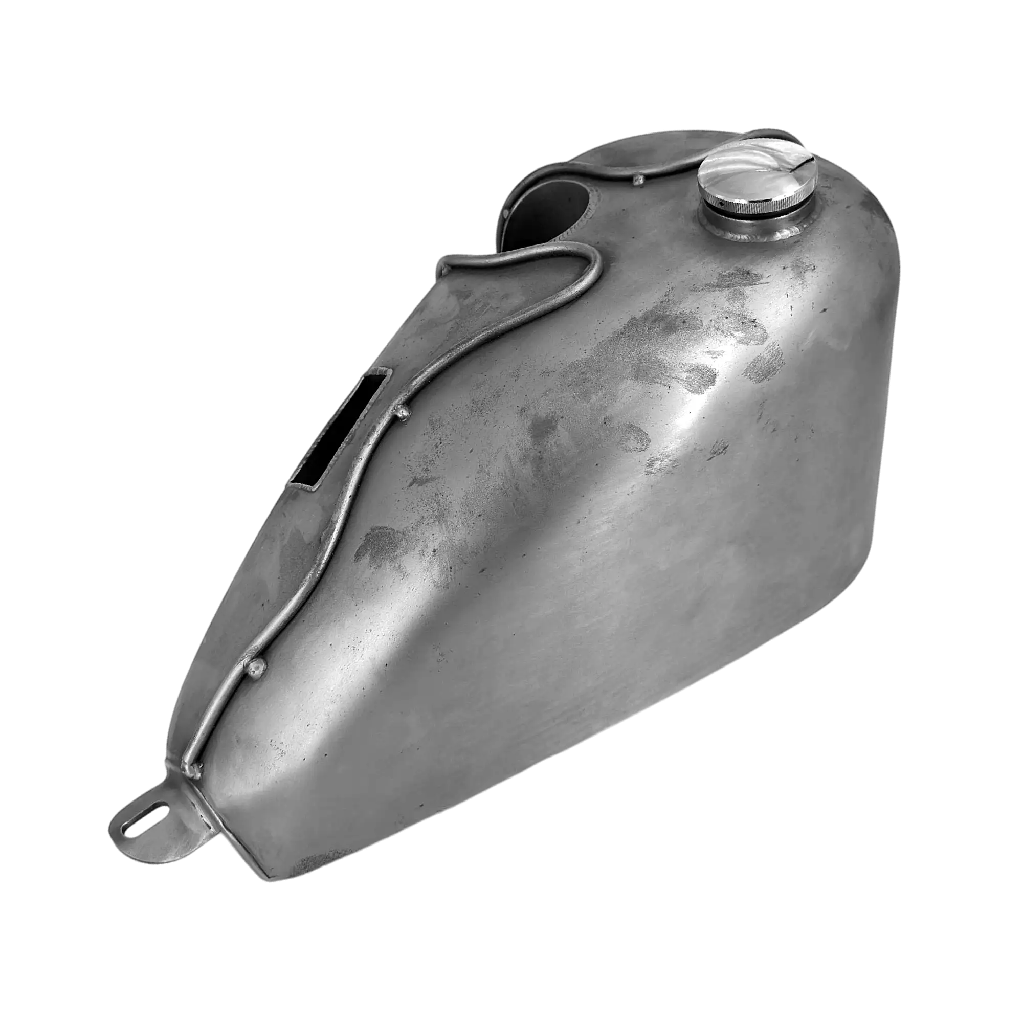 Custom Retro Gas Tank for Carbureted Harley Builds - Image 4