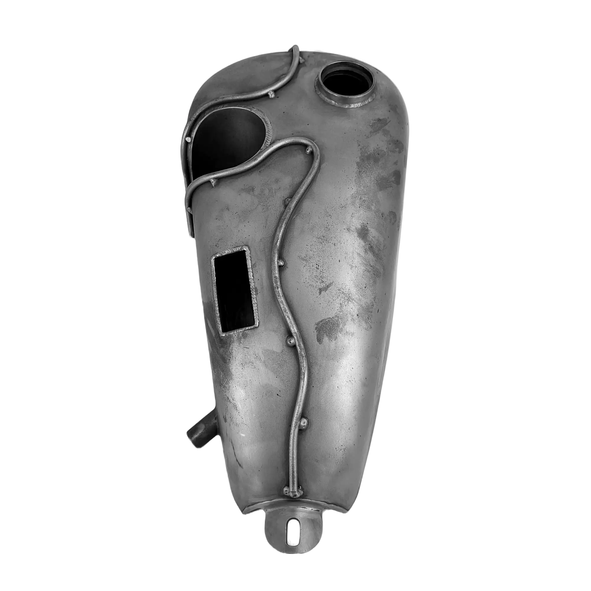 Custom Retro Gas Tank for Carbureted Harley Builds - Image 3