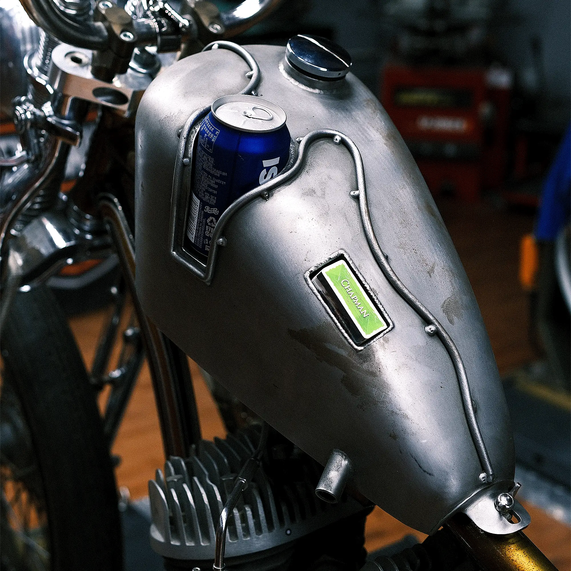 Custom Retro Gas Tank for Carbureted Harley Builds - Image 10