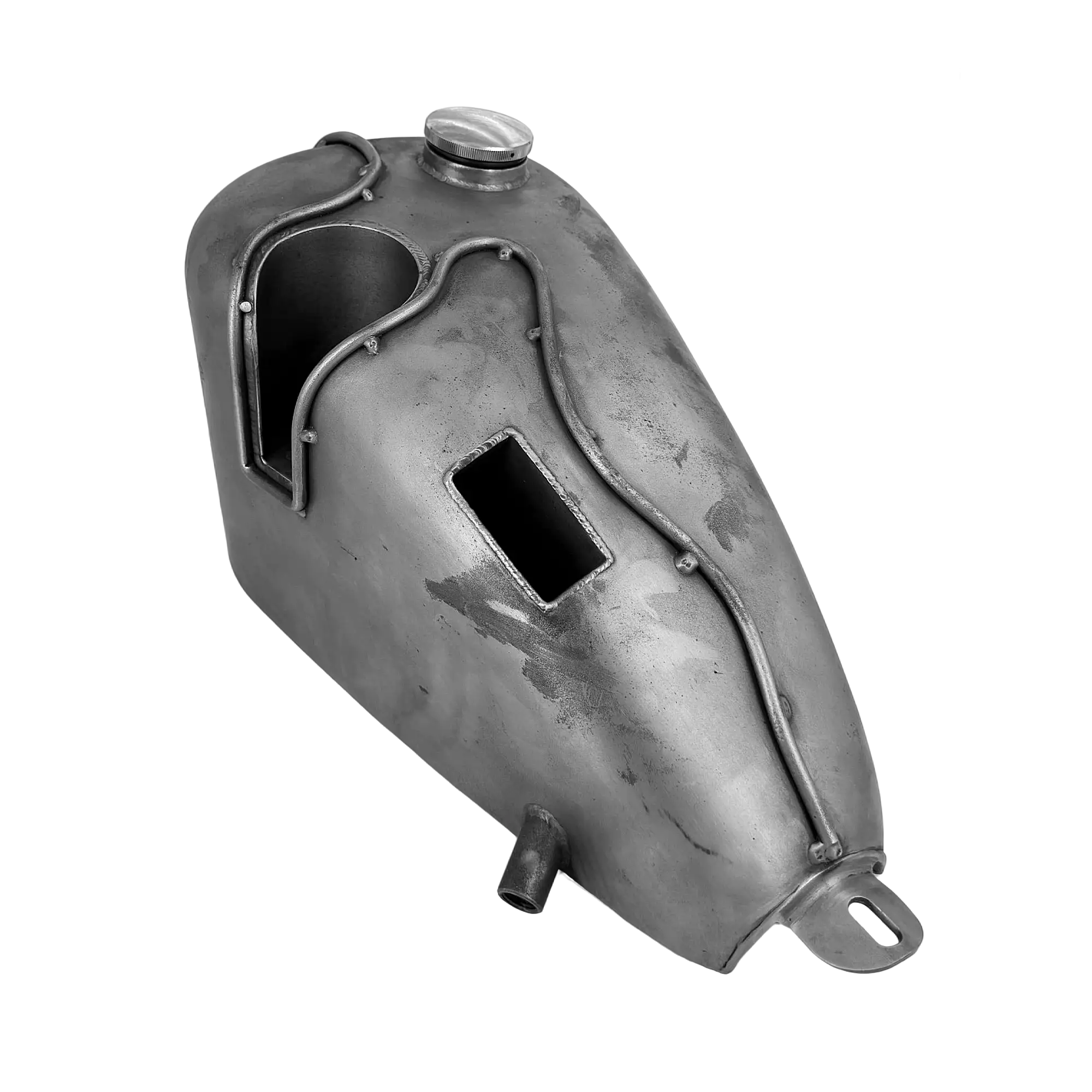Custom Retro Gas Tank for Carbureted Harley Builds