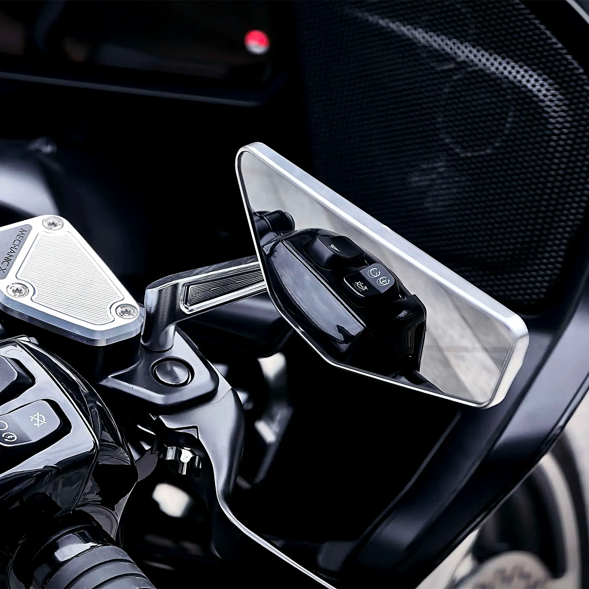 CNC Mirrors with Forged Carbon Fiber Accent - Image 10